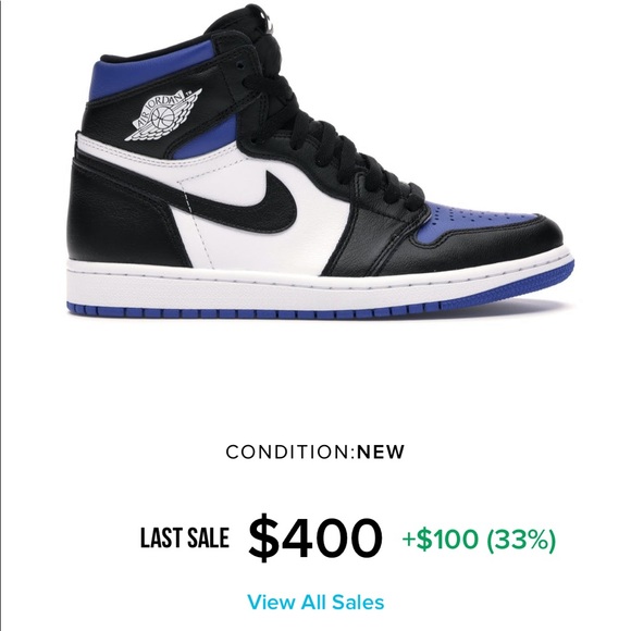 SOLD • Jordan 1 Retro High OG ‘Royal Toe’ • SOLD - Picture 5 of 6